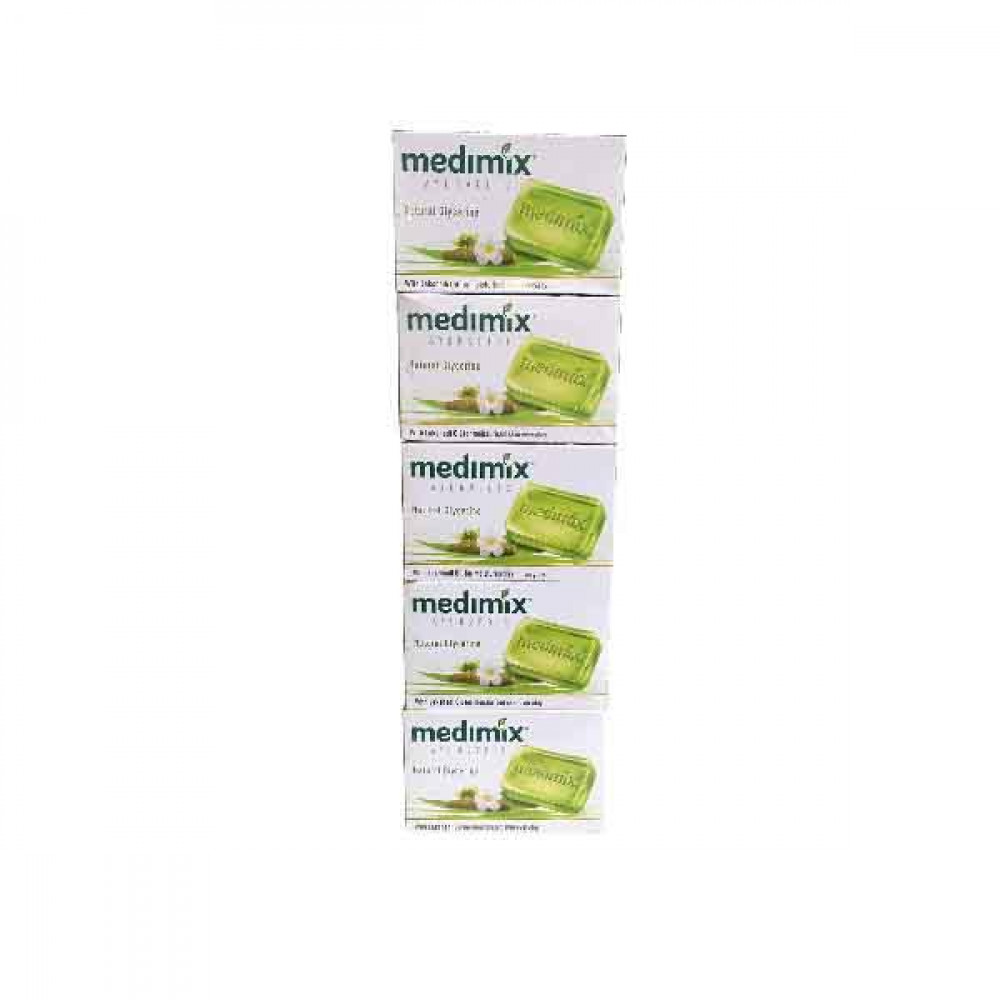 Medimix glycerin And Lakshadi Oil Soap 125g x 5 Pieces