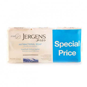 Jergens Anti Bacterial Soap 125gm x 6 Pieces