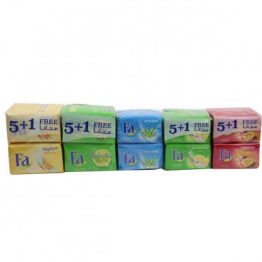 Fa Soap Assorted 125g x 6 Pieces