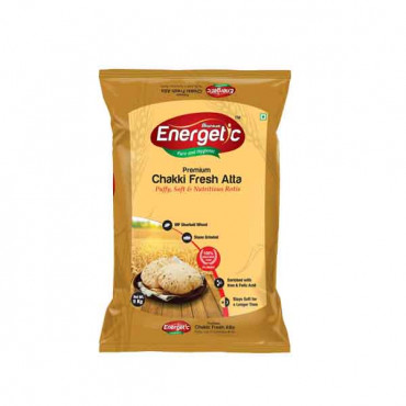 Energetic Chakki Fresh Atta 5kg