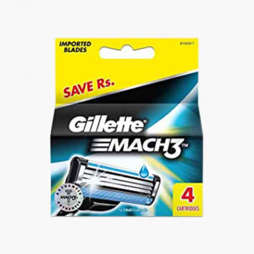 Gillette Mach3 Cartridge 4 Pieces