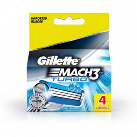 Gillette M3 Turbo Cartridges 4 Pieces