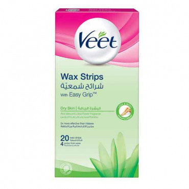 Veet Cold Wax Strips Dry Skin 20 PIeces