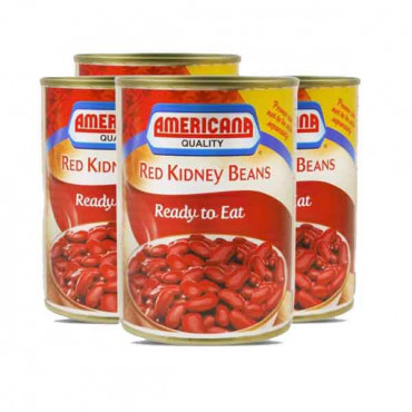Americana Red Kidney Beans 400gm x 3 Pieces