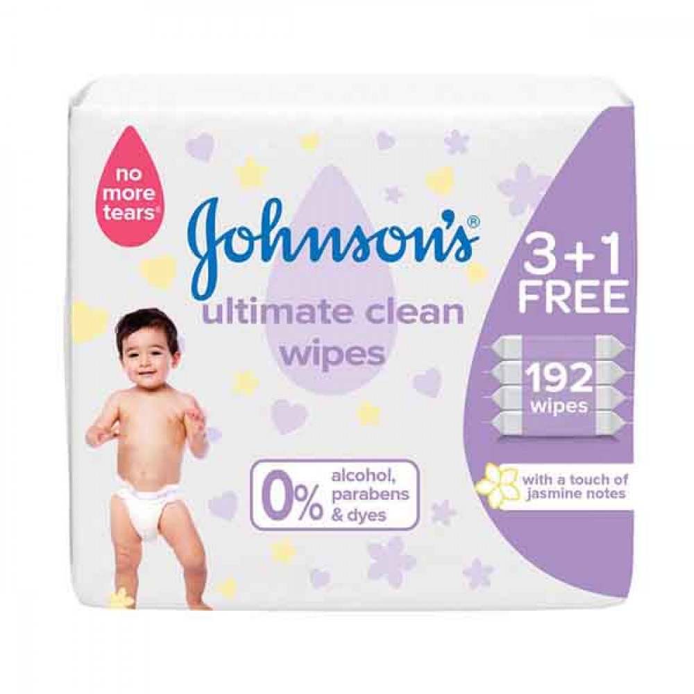 Johnson & Johnson Ultimate Clean Wipes  48 Pieces