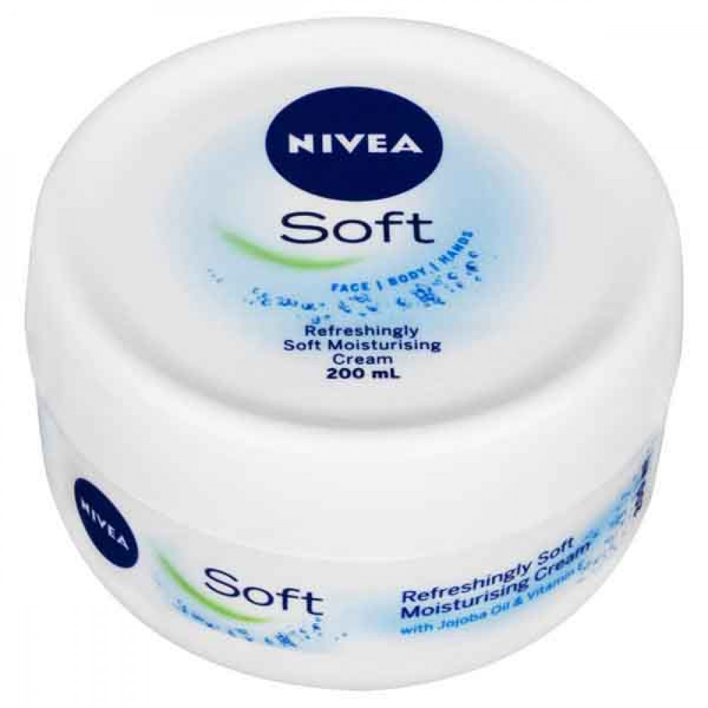 Nivea Soft Face Cream Jar 200ml