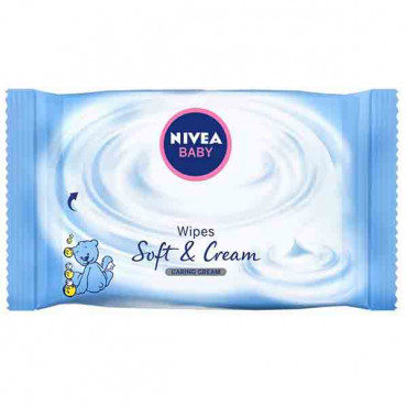 Nivea Baby Wipes Soft & Cream 63 Count
