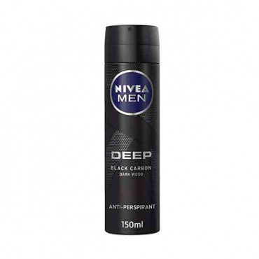 Nivea Men Deo Spray Deep Black Carbon 150ml