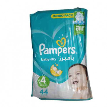 Pampers Dry Diapers Size 4 Jumbo Pack 44 Count