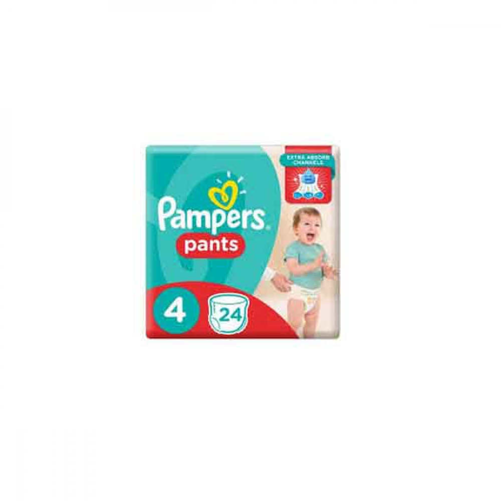 Pampers Pants, Size 4 Carry Pack, 24 Count