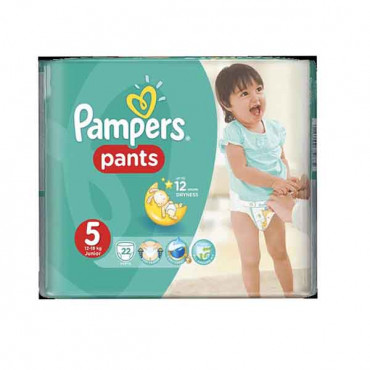Pampers Pants Diapers Size 5, Carry Pack, 22 Count
