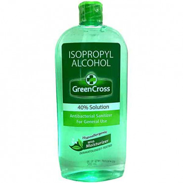Green Cross 40% Isopropyl Alcohol Clear 500ml