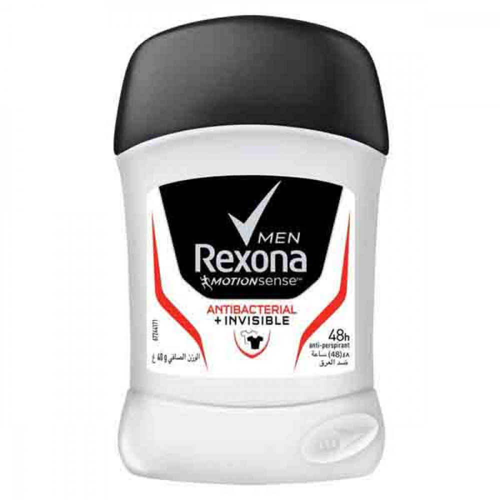 Rexona Antibacterial Invisible Men Stick 40g