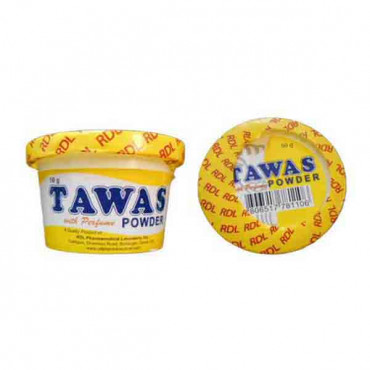 Tawas Women Perfume Powder Yellow 50g