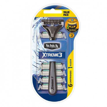 Schick Xtreme 3 Hybrid Kit 6 Razor