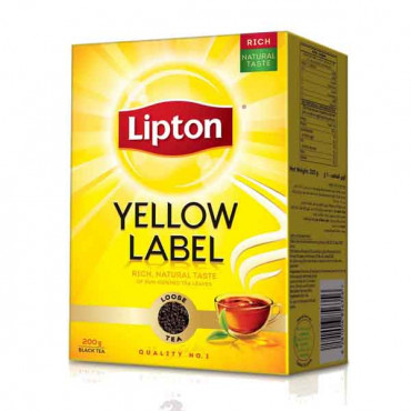 Lipton Yellow Label Tea, Packets 200g