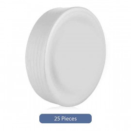 Foodpack Foam Plain Plate Size 10 x 25 Pieces