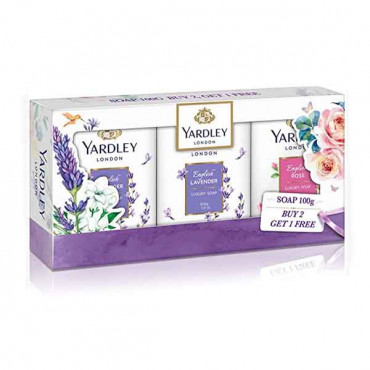 Yardley Soap Assorted 100g x 3 Pieces