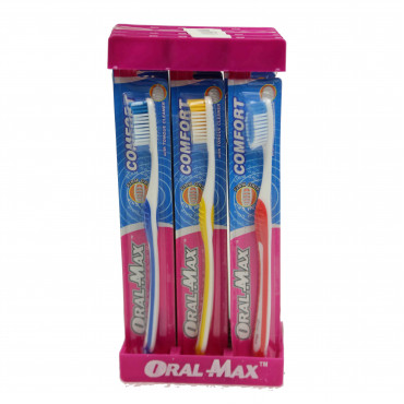 Oral Max A/Plus Soft Toothbrush 12 Pieces