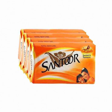 Santoor Soap 125g x 4 Pieces
