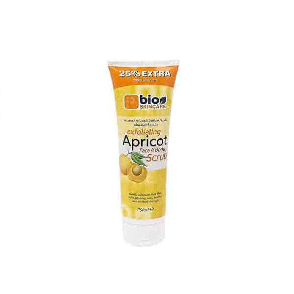 Bios kincare Exfoliating Apricot Face & Body Scrub 200ml