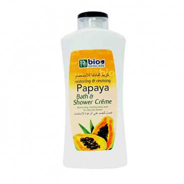 Bio Skincare Papaya Bath & Shower Cream 750ml