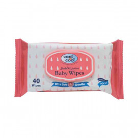 Cool &amp; Cool Baby Wipes 40 Count