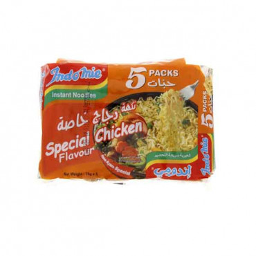 Indomie Chicken Flavor Noodle 75g x 5 Pieces