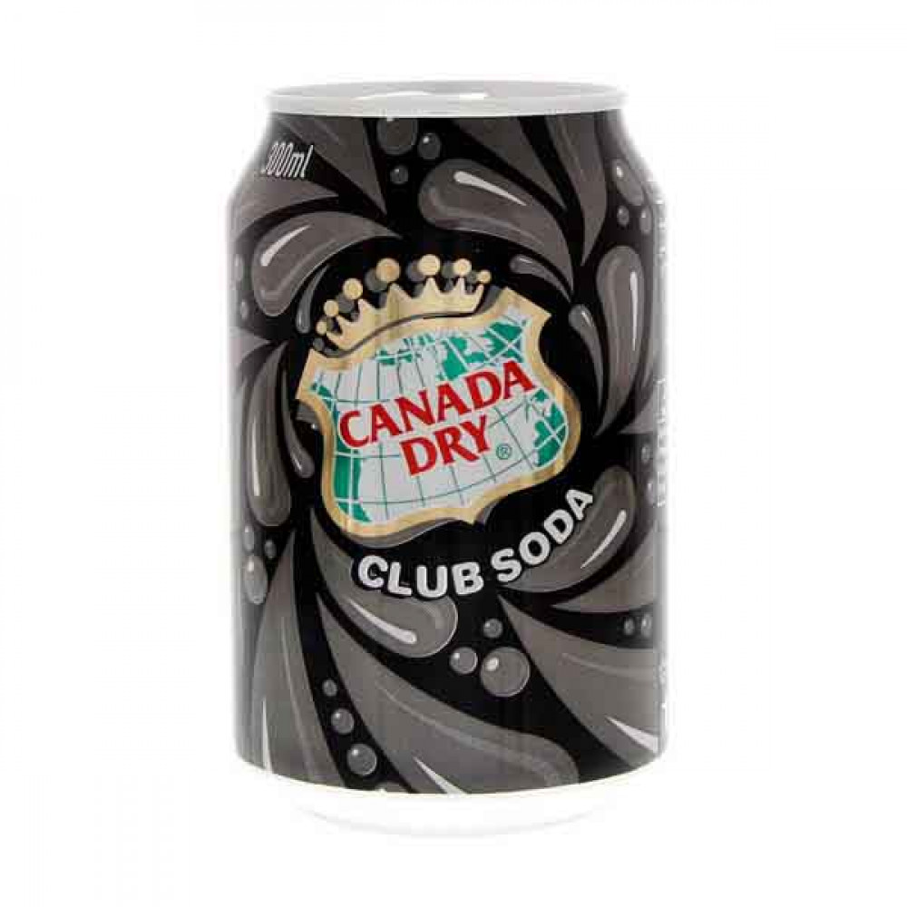 Canada Dry Club Soda Can 300ml