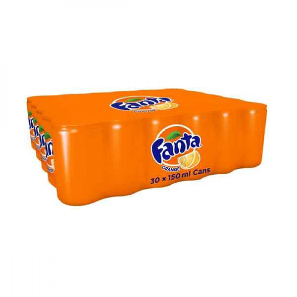 Fanta Orange Regular Can 150ml x 30 Pieces