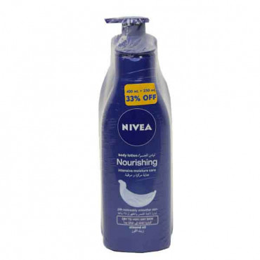 Nivea Shower Body Lotion Natural Skin 400ml+250ml
