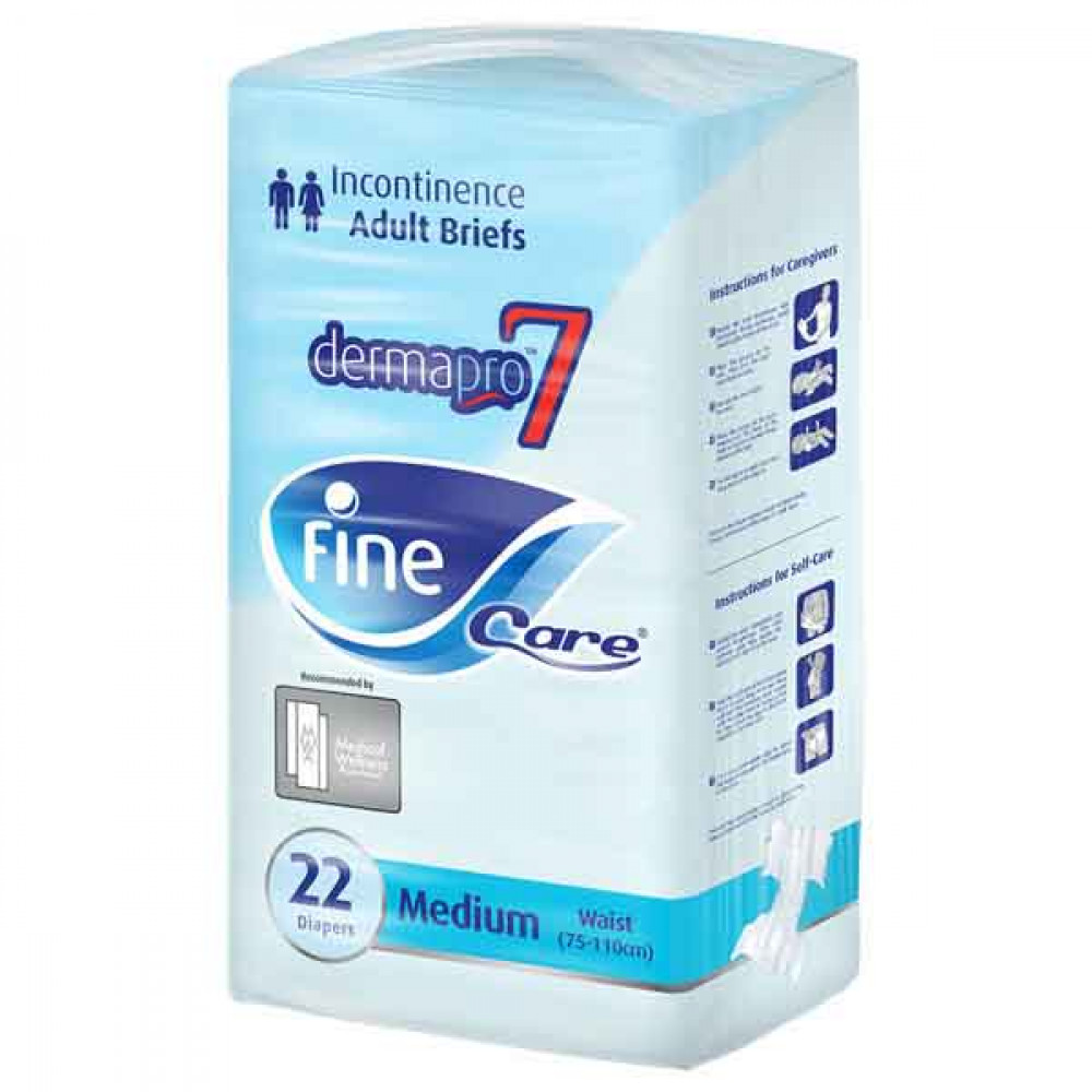 Fine Adult Diapers Medium 22 Count