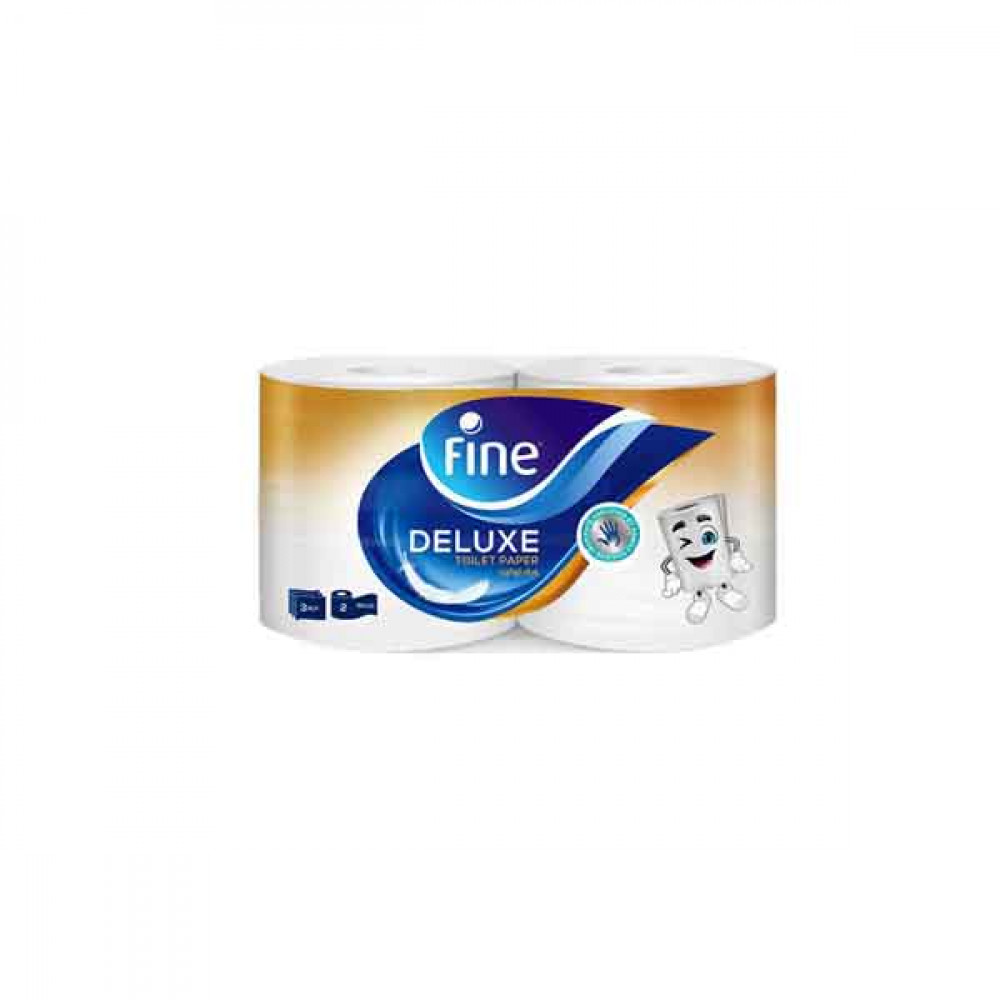 Fine Extra Strong  Toilet Tissue 3 Ply 150 Sheets Pack of 5
