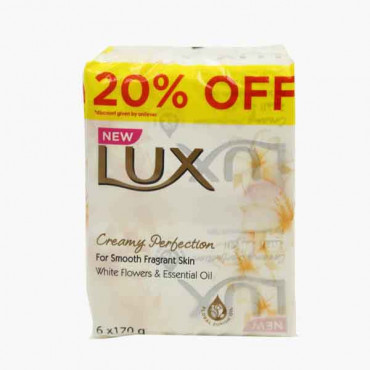 Lux Creamy Perfection Soap 170g x 6 Pieces
