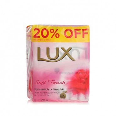 Lux Soft Touch Soap 170g x 6 Pieces