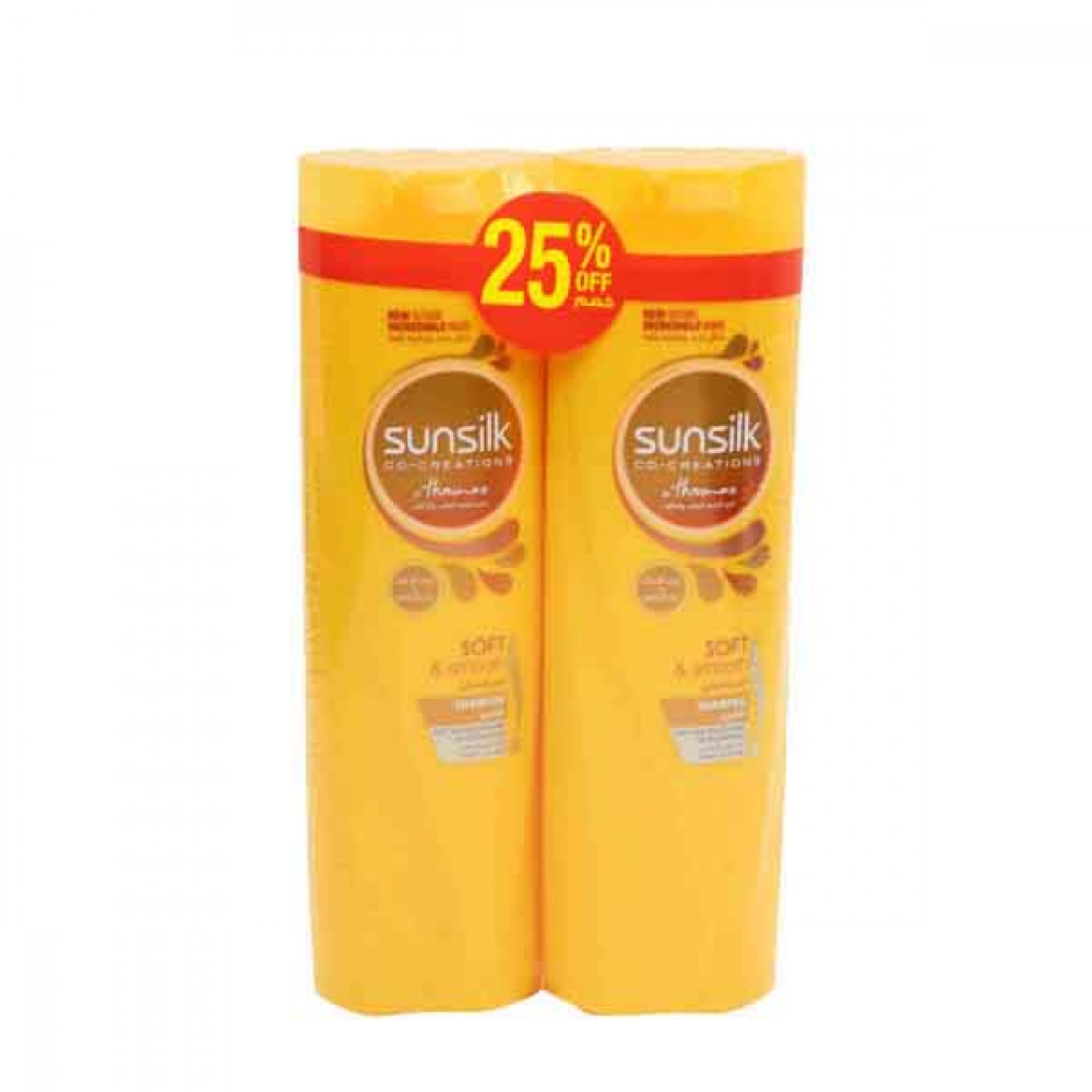 Sunsilk Shampoo Soft and Smooth 400ml x 2 Pieces
