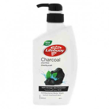 Lifebuoy Charcoal & Mint Antibacterial Body Wash 500ml