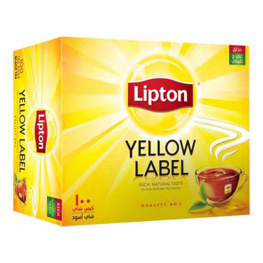 Lipton Yellow Label Tea Regular 100 Tea Bags