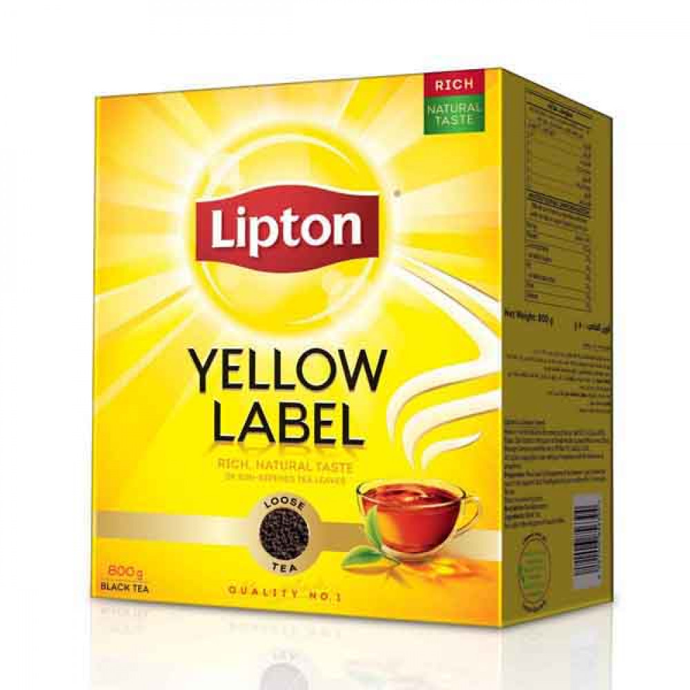 Lipton Yellow Label Tea Packet 800g