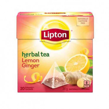 Lipton Herbal Infusion Lemon Ginger 1.6g x 20 Tea Bags