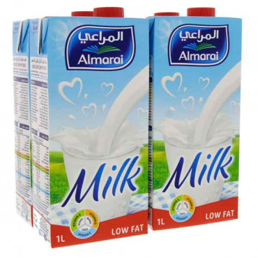 Almarai UHT Low Fat Milk Scap 1Litre x 4 Pieces