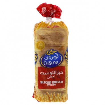 Lusine Sliced White Bread 600g