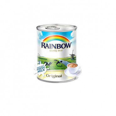 Rainbow Evaporated Milk Original Vitamin D 410g x 3 Pieces