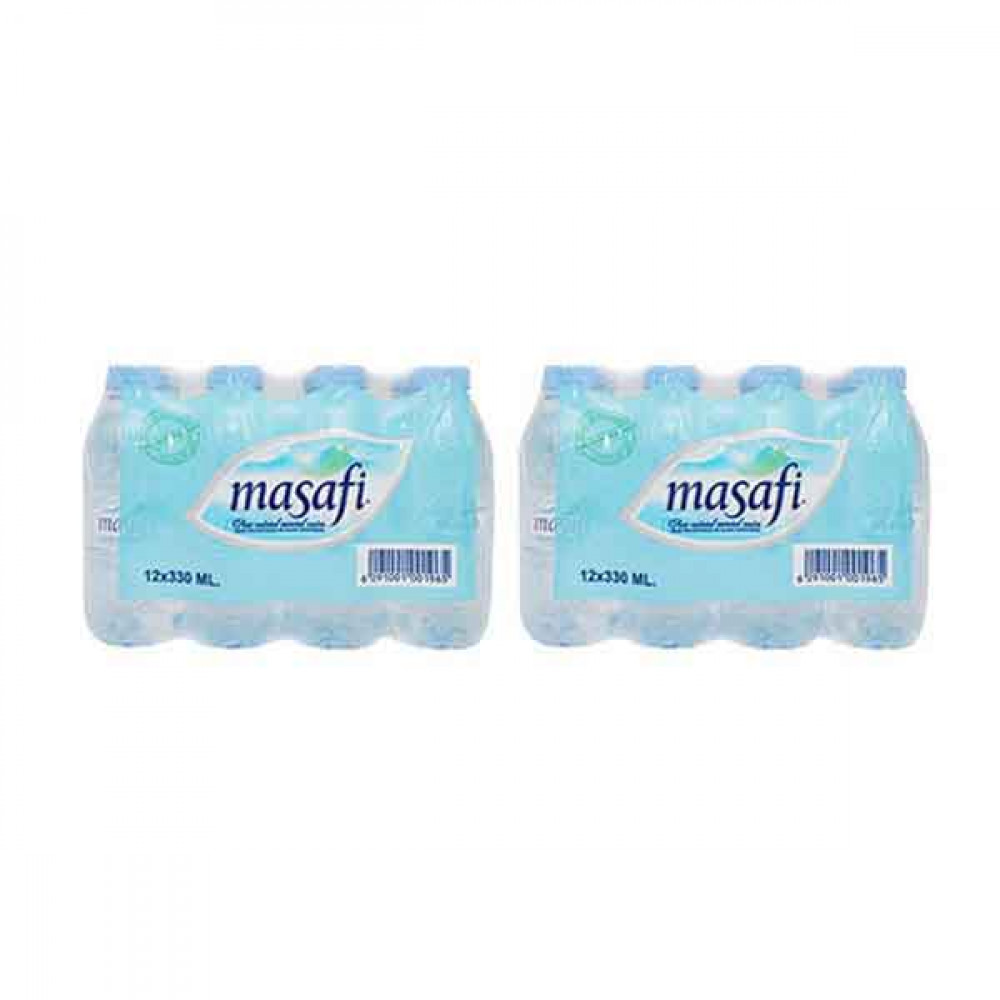 Masafi Mineral Water Bottle 330ml x 24 Pieces