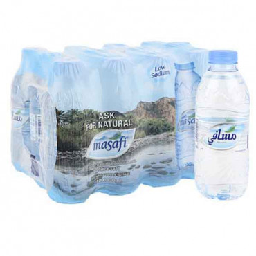 Masafi Mineral Water Bottle 330ml 330ml x 12 Pieces
