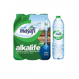 Masafi Mineral Water Alkalife 1.5Litre x 6 Pieces