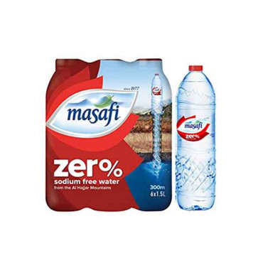 Masafi Zero Sodium Water 1.5Litre x 6 Pieces