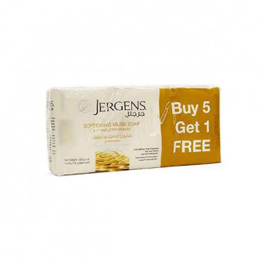 JERGENS SOAP MUSK 125GM 5+1