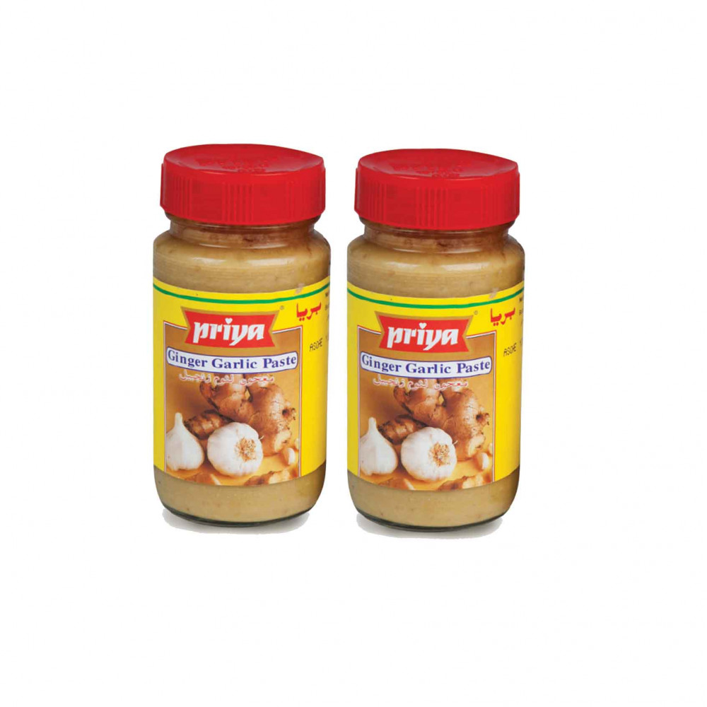 Priya Ginger Garlic Paste 300g x 2 Pieces