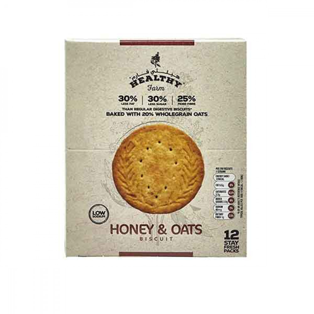 Healthy Farm Honey And Oats Biscuit 25g x 12 Pieces